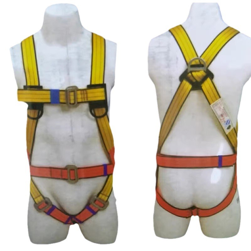 Five Point Full Body Outdoor High-Altitude Operation Double Hook Anti Fall Safety Rope