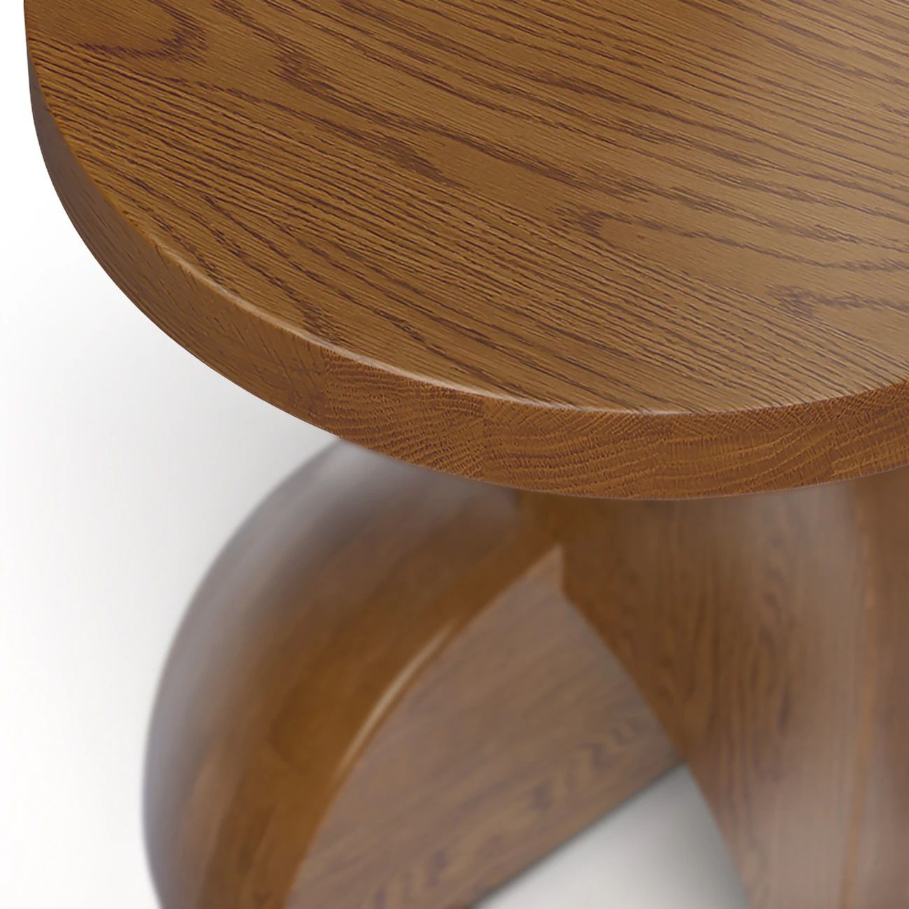 5 Star Hotel Room Minimalist Style Solid Oak Wood Side Table