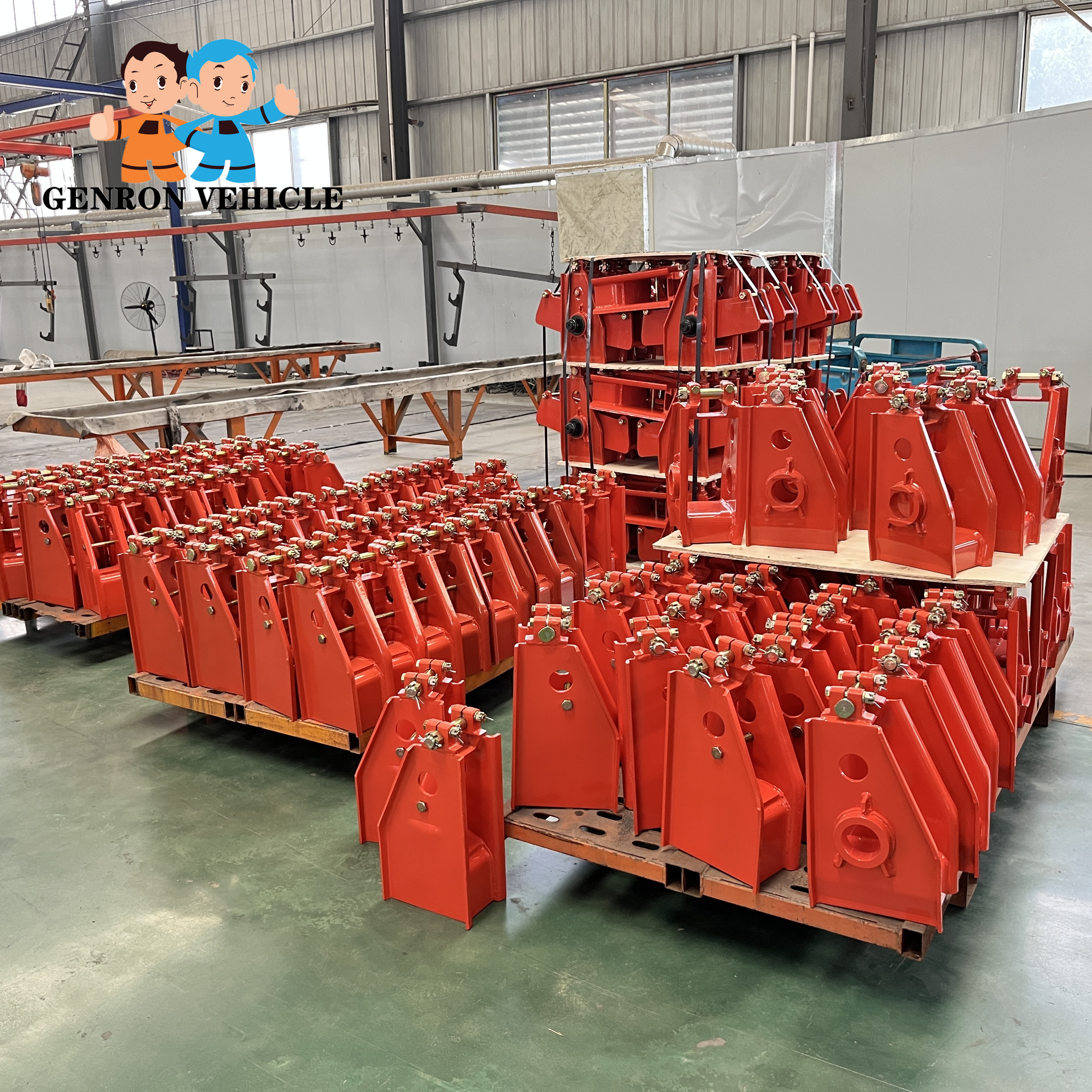 Mechanical Suspension For Flatbed Trailer Dump Trailer Tipper Trailer