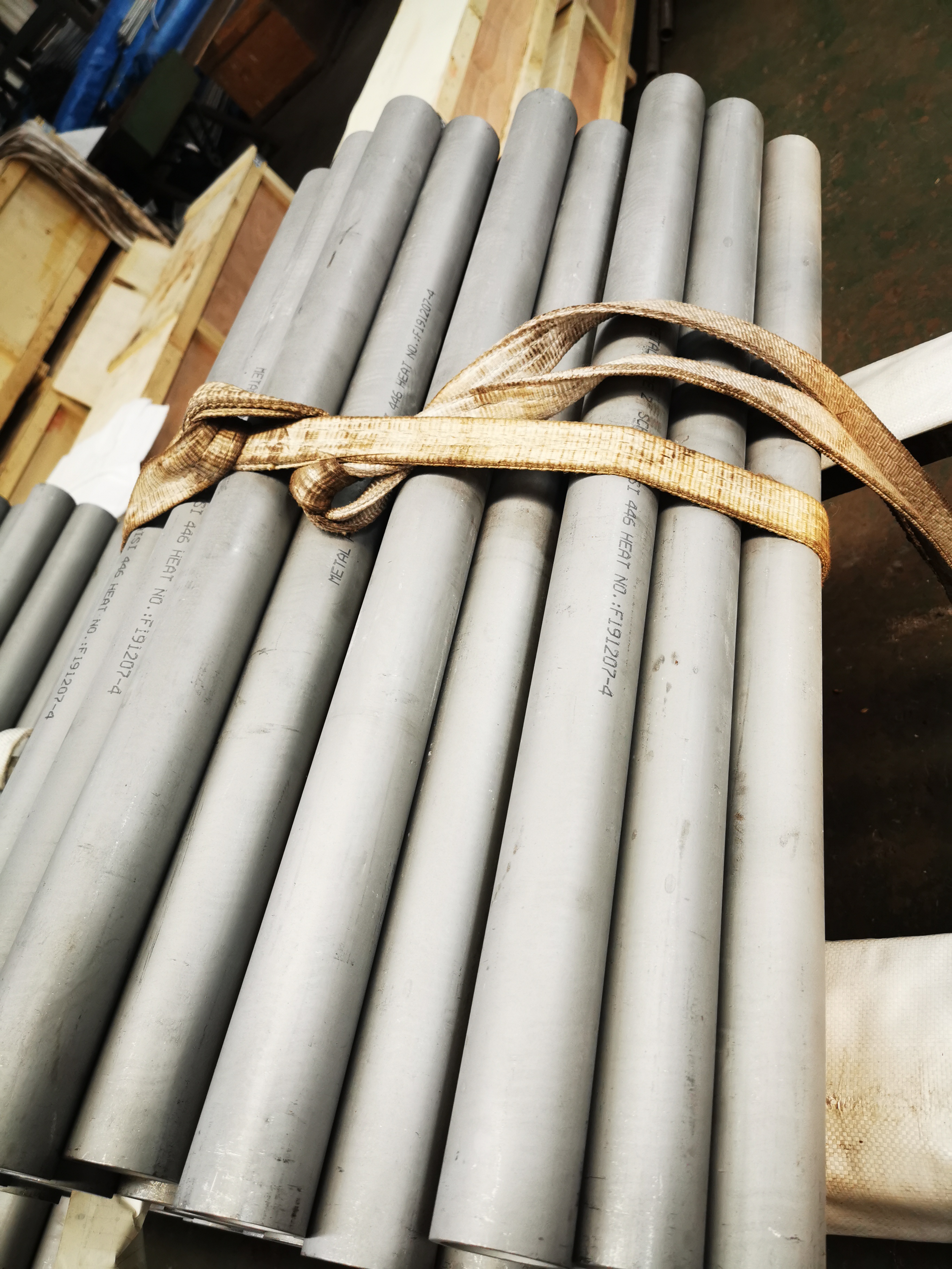 26mm Outer Diameter AISI 44600 Annealed Seamless Pipe TP446 Ferritic Stainless Steel ASME SA268 M-2020 Round Cutting