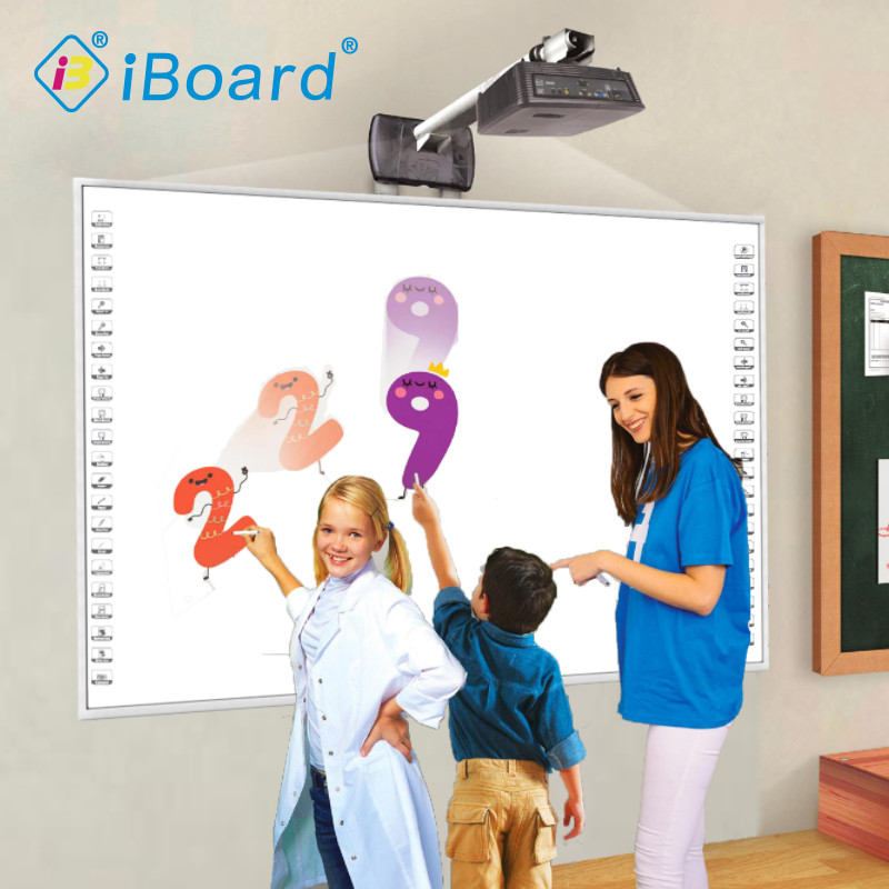 iBoard Interactive Whiteboard 92'' Multi Touch Smart Board For Teaching