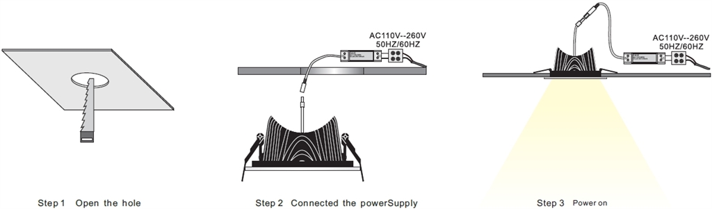 High Brightness 100 Lumen Per Watt Better Dissipation 7 Watt SMD LED Downlight