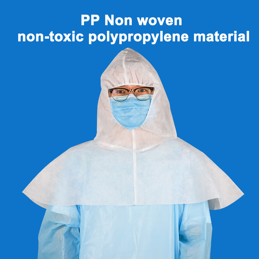 White PP Non-Woven Surgical Disposable Head Cover Disposable Surgical Muslim Astronaut Cap