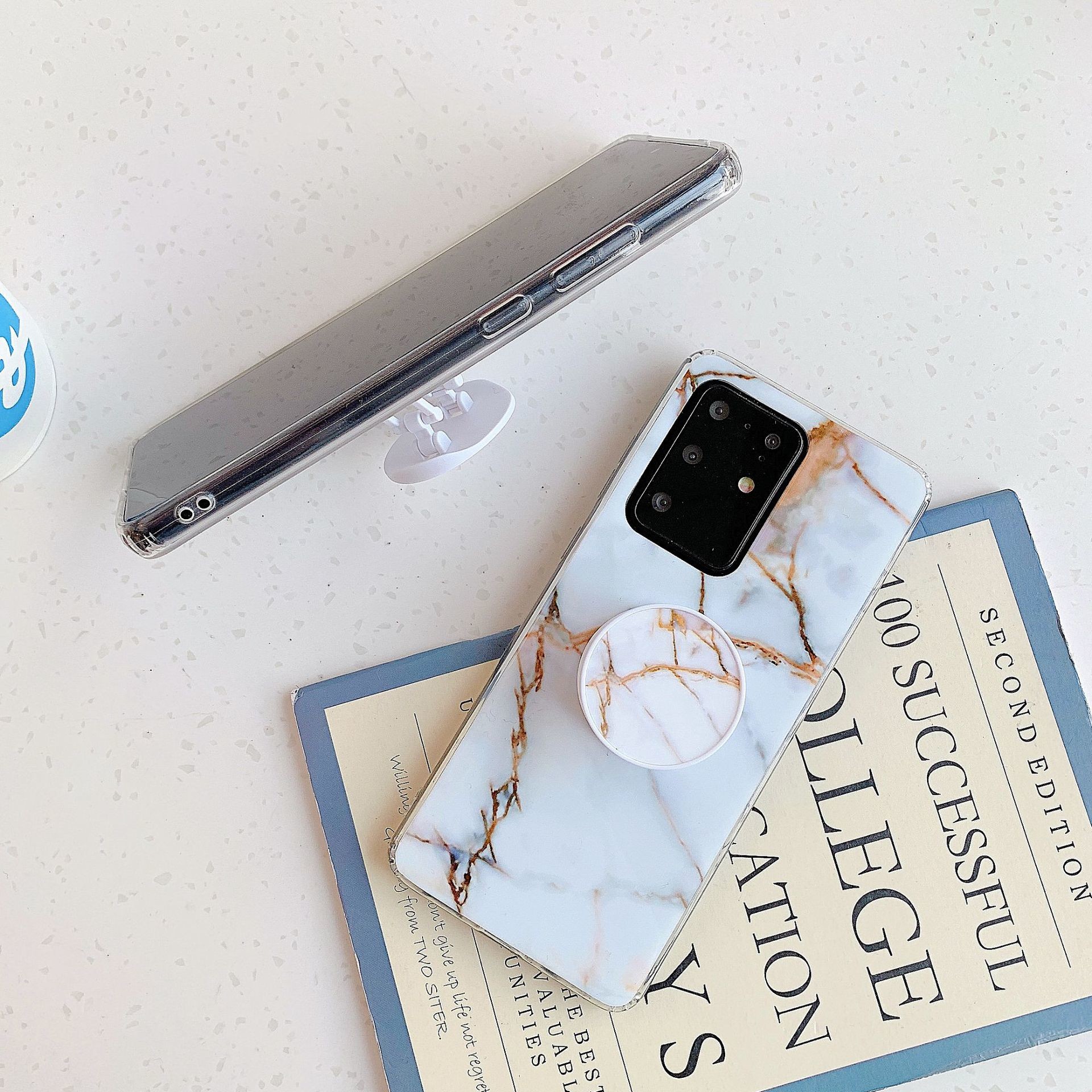 Foldable Phone Cover Stand Bracket Phone Case for Samsung Galaxy S21