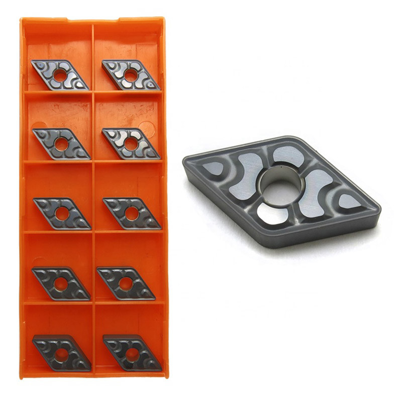 Tungsten Carbide Lathe Inserts DNMG 150608 For Lathing Steel