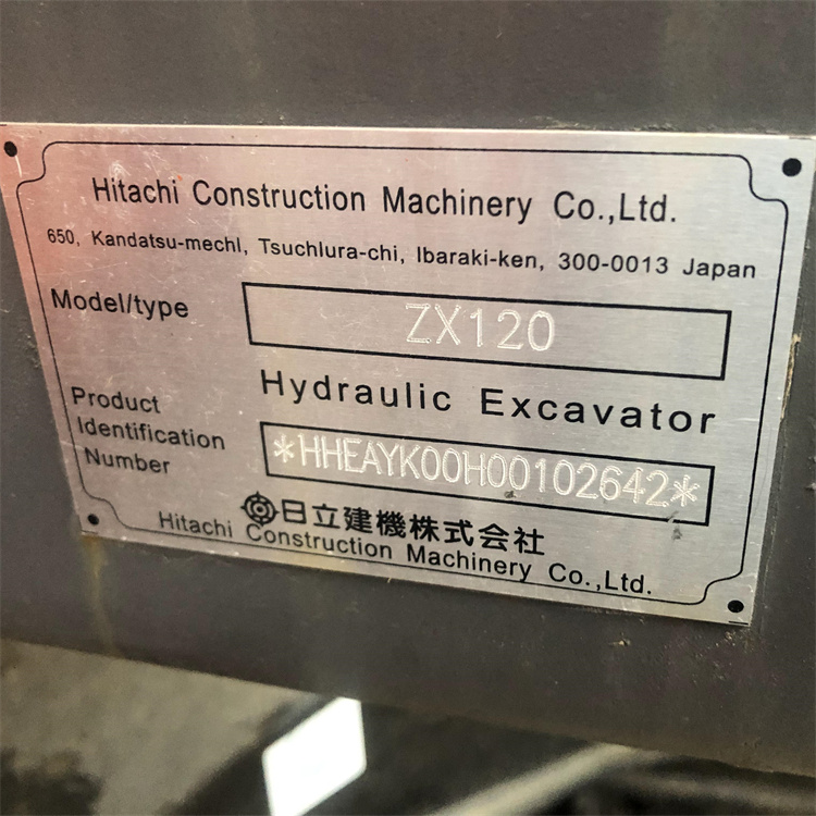 2021 Hitachi EX120 Excavator From Japan With Isuzu Engine And Original Hydraulic Valve