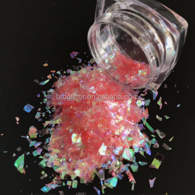 Excellent Nail Art Effect 2025 Irregular Chunky Glitter Flakes Decorations Shiny Candy Color for Christmas Occasion