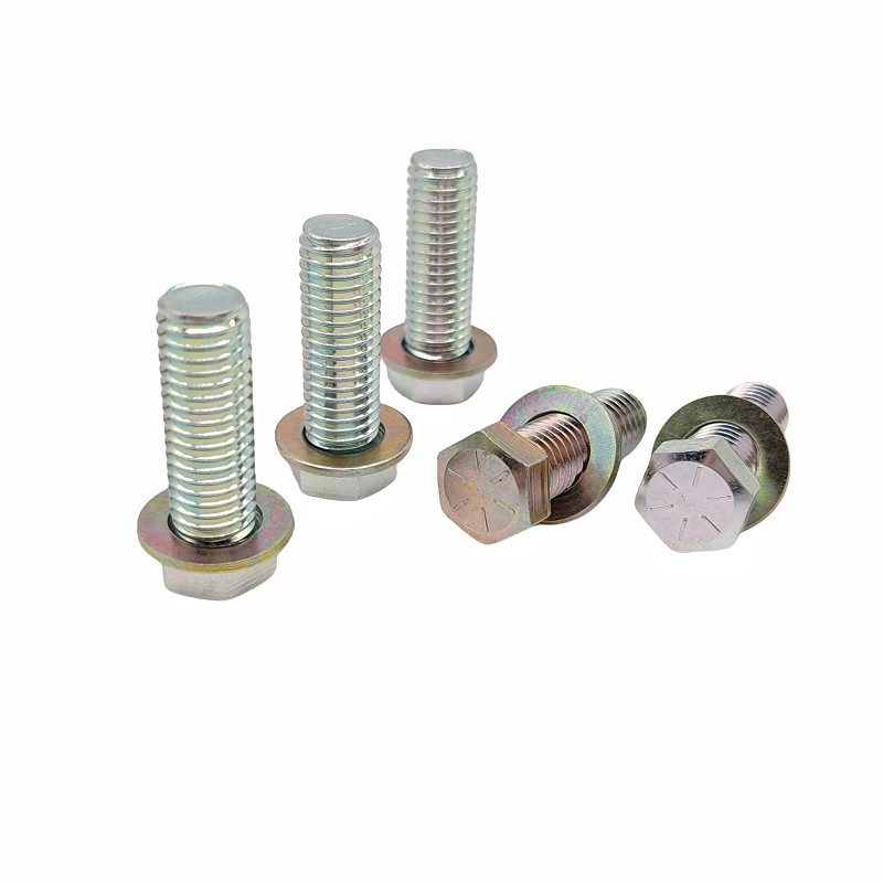 High-Strength Hexagon Head Screw British-American External Hexagon Bolt Plated With Dacromet Black Bolt