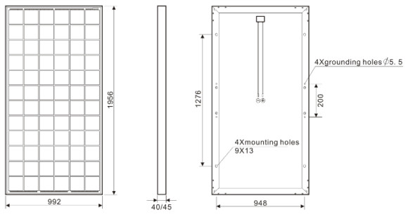 Monocrystalline PERC PV Module 25 Years Lifespan Harsh Environment Adaptation