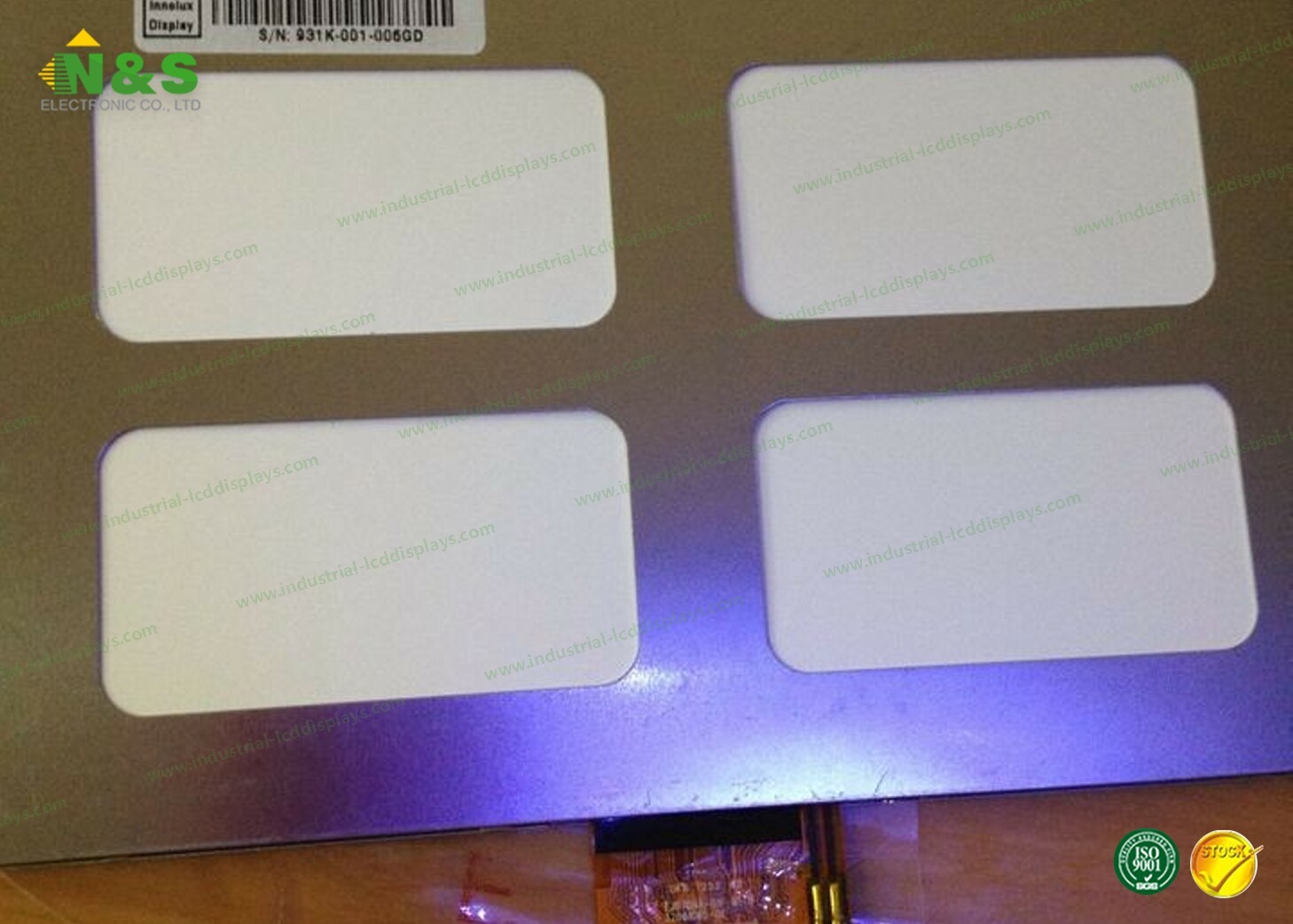 High Brightness Chimei Innolux Display , 7 Inch TFT Lcd Display EJ070NA-01F