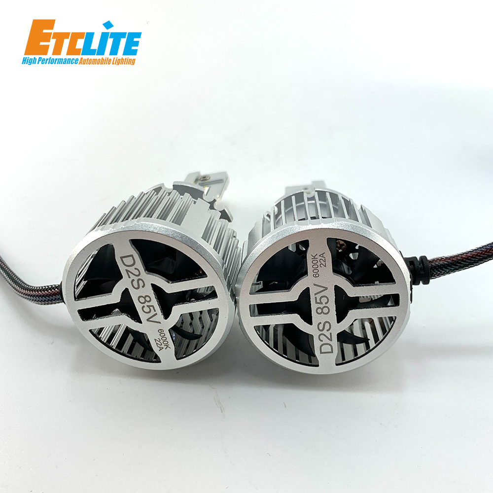 6000K Multicolor LED Headlights , D1s Led Headlight Bulb 70W 8600Lm