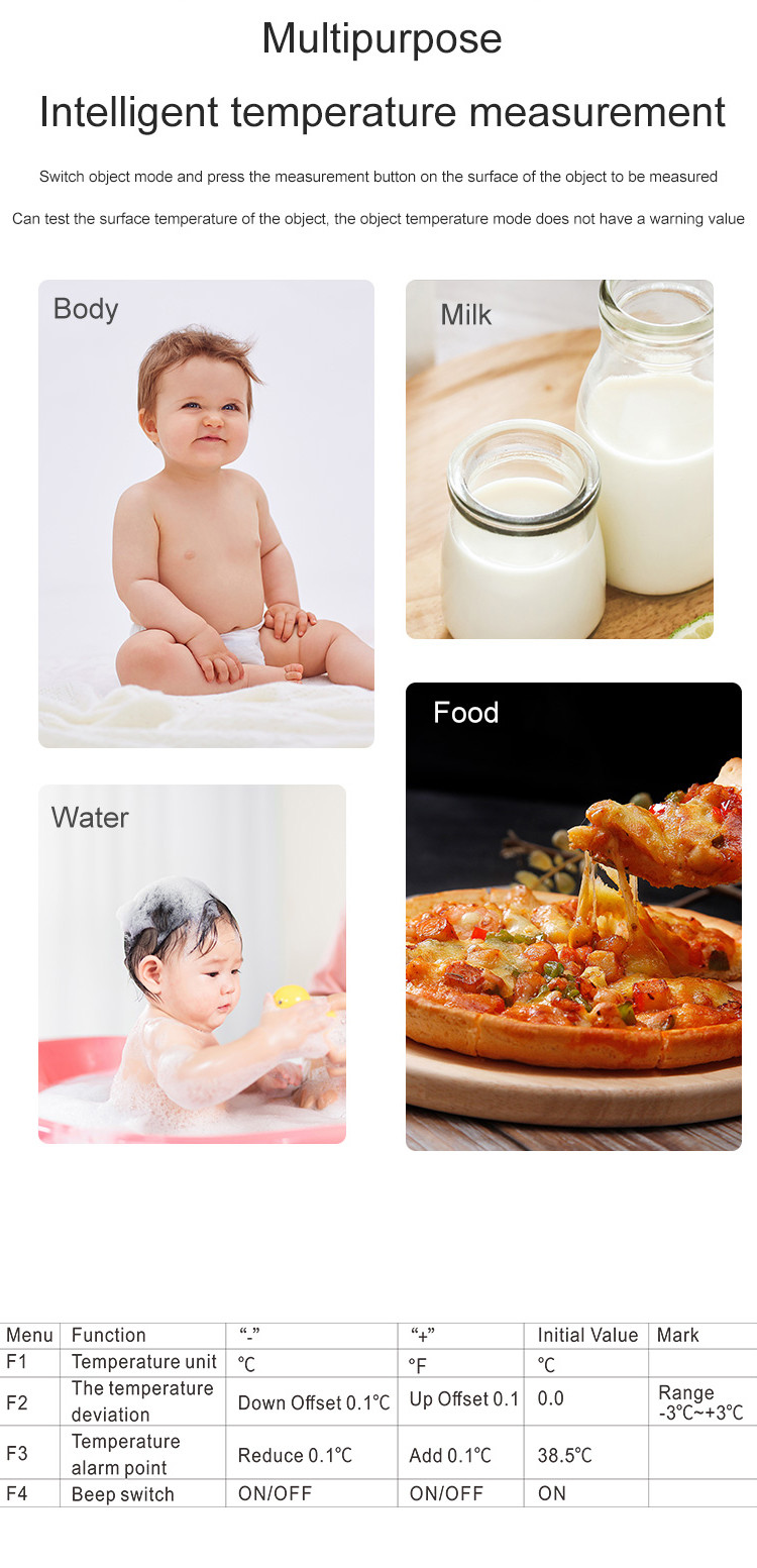 Digital Forehead TUV CE Contactless Infrared Thermometer