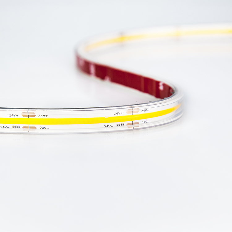 Seamless Line Waterproof COB LED Strip 12v High Brightness 3500K Warm White
