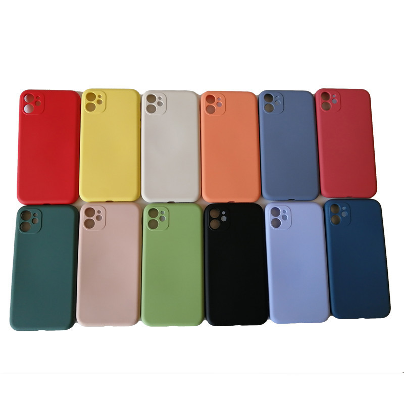 Iphone 11 Pro Max Washable Liquid Silicone tpu Phone Protector Skin Feel Eco-Friendly