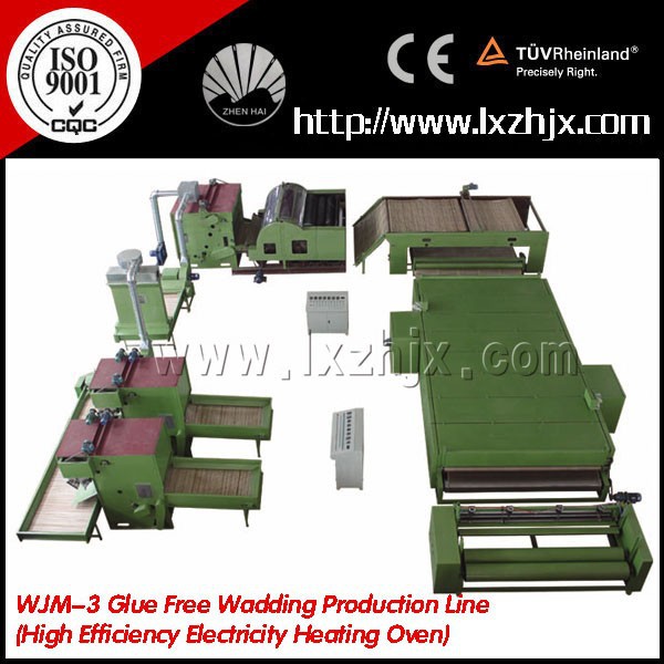 WJM-3 Thermo Bonded Wadding Production Line