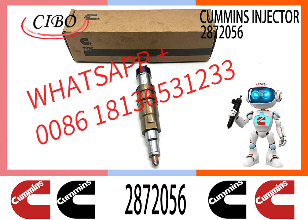 Diesel Engine Fuel Injector 2872544 2872289 4955080 2872056 2031835 2872544 2897320 For Cum-mins