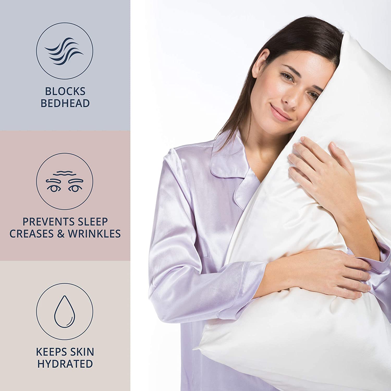 100% Silk Pillowcase For Hair 22mm Mulberry Silk Pillow Cases With Logo