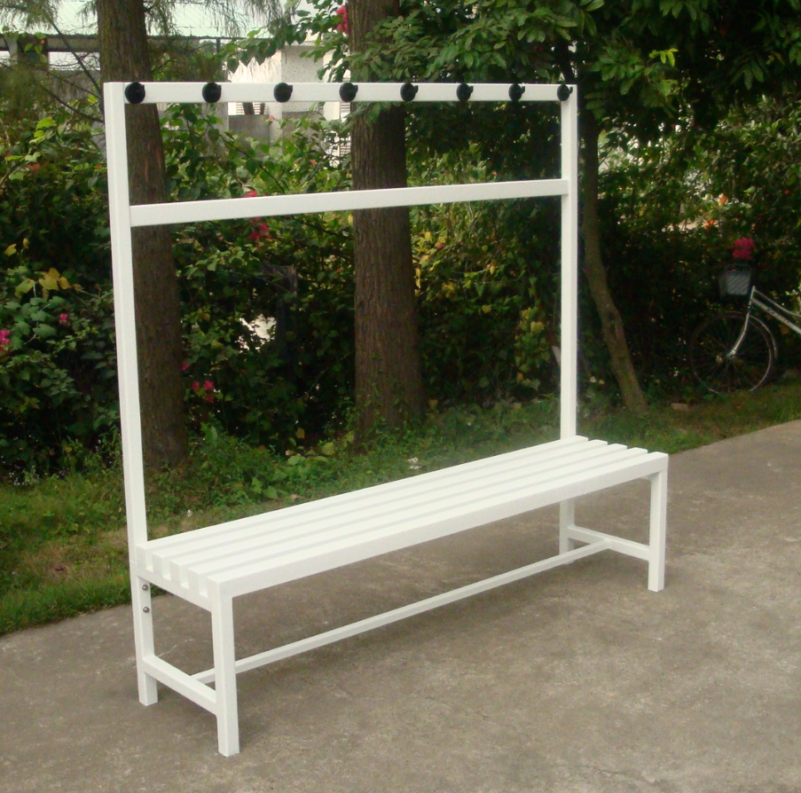 6 Feet Long Metal Outdoor Bench Seat Backless For Changing Room Park ODM