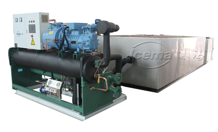 ICEMA brine ice block making machine