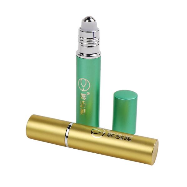 0.27 Ounce Twist Up Aluminium Perfume Bottle Metal Roller Balls For Essential