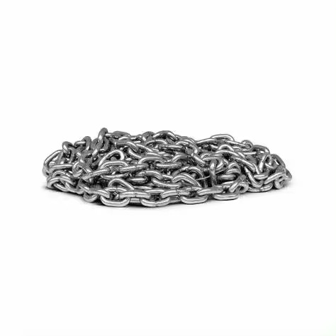 8MM Stainless Steel Heavy Duty Link Chain DIN766 SS304 SS316 Test Load 48kN