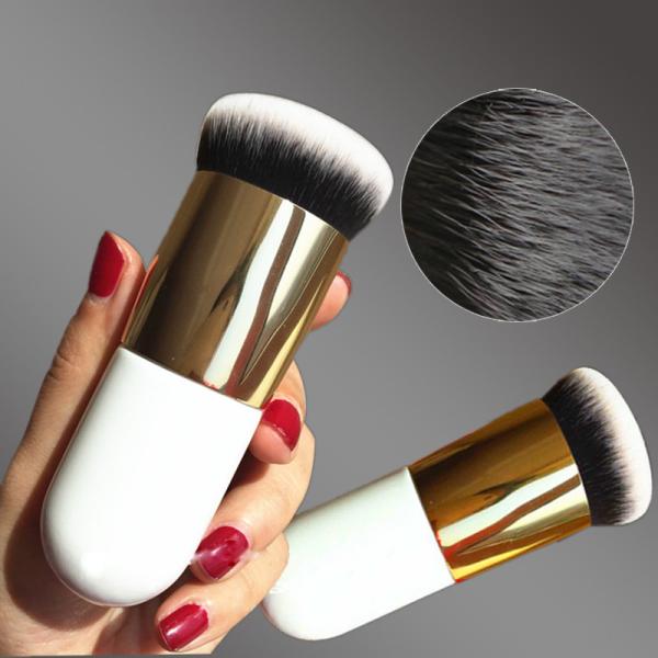 Professional Chubby Pier Foundation Brush 5 colors Makeup Brush Flat Cream