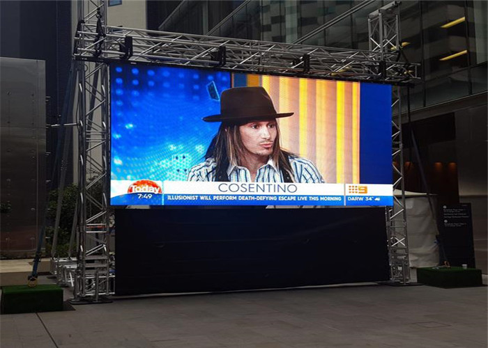 High Grayscale P10mm Indoor Rental LED Display LED Screen 160x160mm Module Size