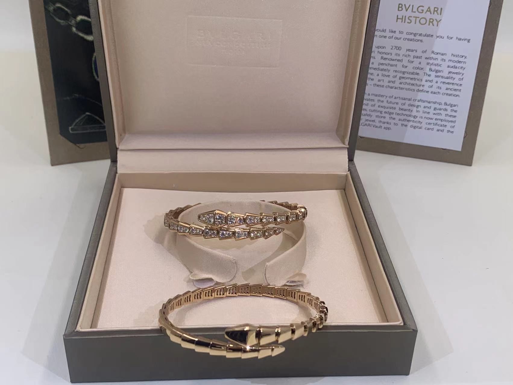 i Serpenti Viper Bracelet Serpenti Viper 18 Kt Yellow Gold Bracelet