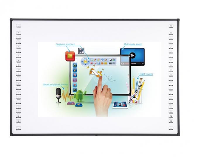 96 Inch Infrared Interactive Whiteboard Ceramic Nano Surface IWB 10 Touch Points Smart White Board 0
