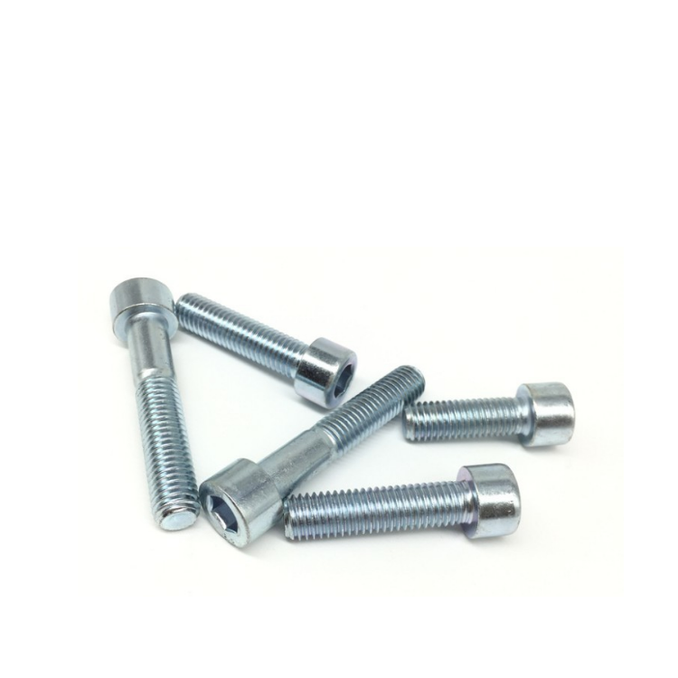 High Practicability M6 x 70 mm Hex Head Button Black Zinc Finish Allen Key Screw for Steel Industry Din 912