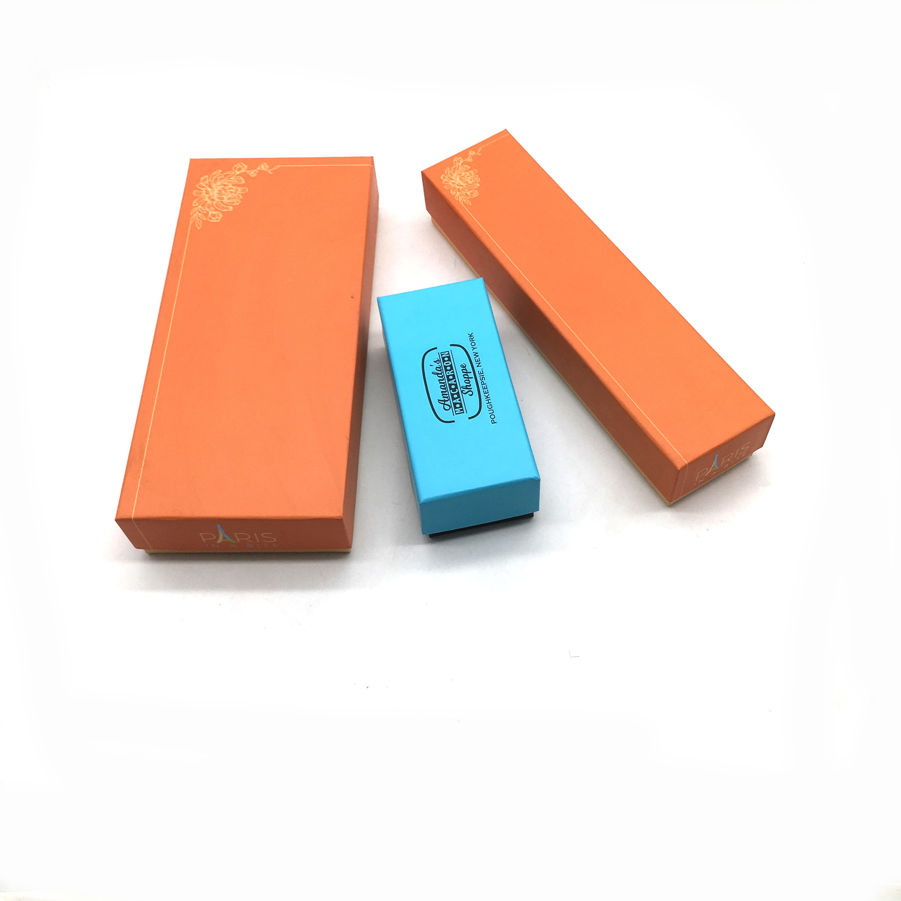 Corrugated Board Multicolor Drawer Macaron Boxes For 12 With Plastic Inner