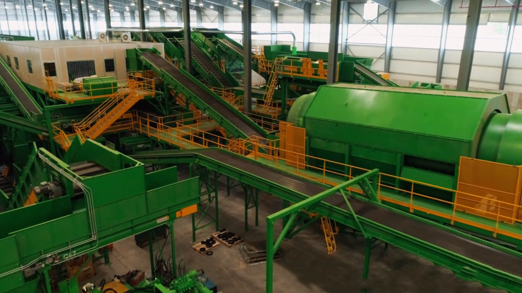 Environmental Forces Domestic Waste Sorting Plant For Urban Household Waste