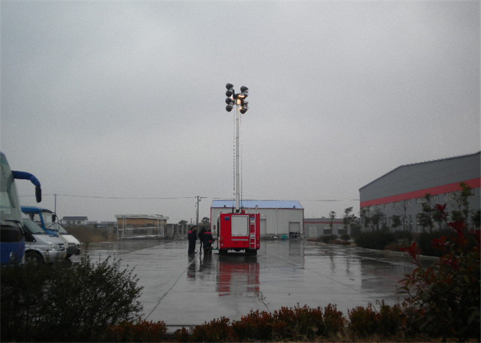 ISUZU 4x2 Drive Lighting Rescue Fire Truck with 50Kw Generator and Two Main Lamps