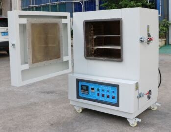 Two Layger Shelf High Temperature Ovens , Up To 500 Degree Large High - Temp Lab Vacuum Drying Chambers
