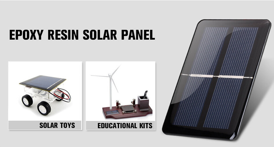 Small Size Epoxy Resin Solar Panel / Monocrystalline Solar Module Waterproof