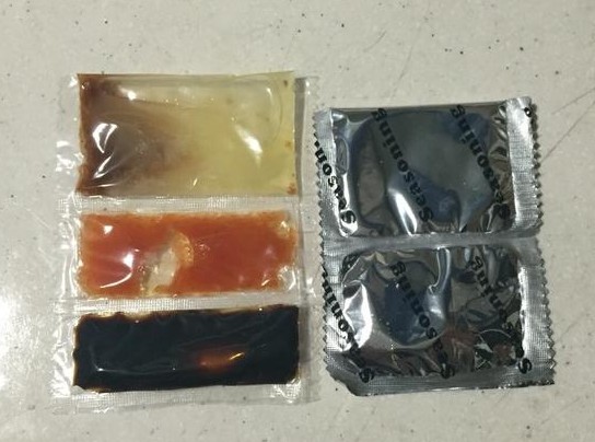 40 Bags/min Shampoo Sachet Filling Machine Instant Noodle Seasoning Oil Pouch Packing Machine