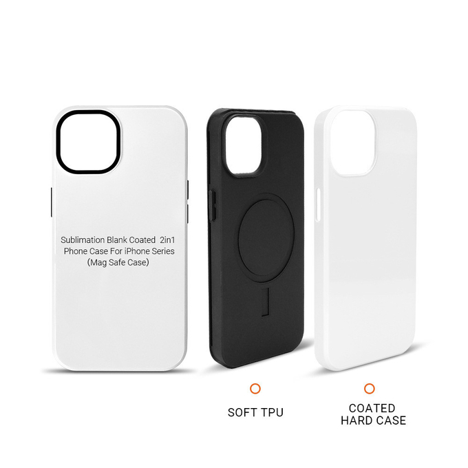 Protective Blank Sublimation Magsafe Phone Case For Iphone 15 16 Custom Magnetic Mobile Cover