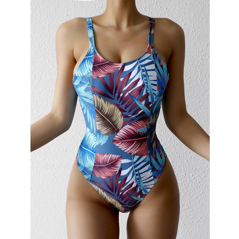 one pieces ,Rainbow colour Sexy full Size Ladies Swimwear ,nylon fabric