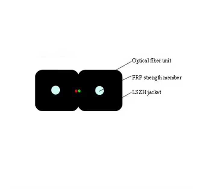 SC UPC APC Fiber Optic Patch Cord SM Simplex G652D G657A Optical Drop Cable
