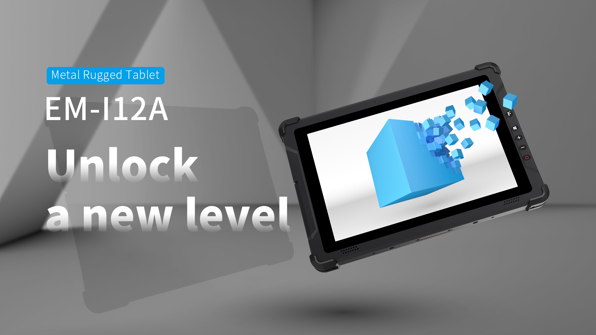 Capacitive Screen 10 inch Win 11 Rugged Tablet with Fingerprint GPS WiFi and Permanent Car Mount