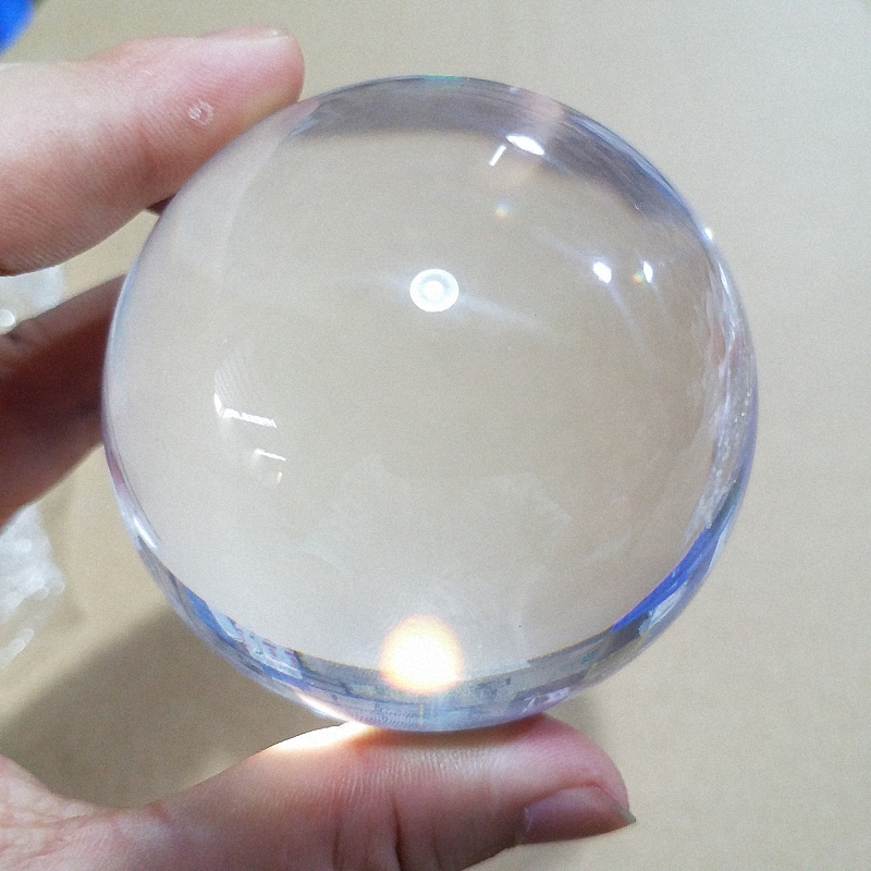 High quality 2.75"/3" 70mm/75mm clear acrylic contact Juggling ball