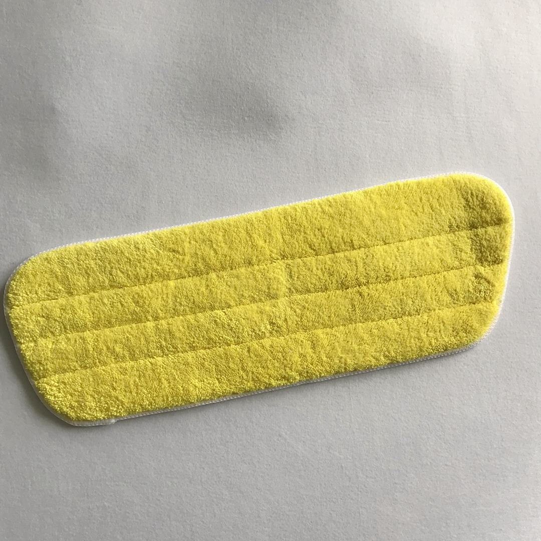 100% polyester absorb water flat mop house keeping wet mop Chinese suppiler with scrape