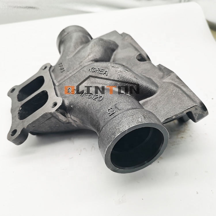 SAA6D125E-3 Excavator Engine Parts Manifold Exhaust for PC400-7 Excavator 6151-11-5120