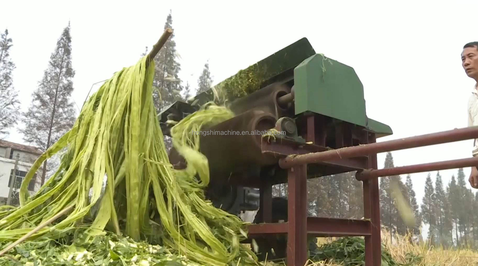 Kenaf Hemp Fiber Decorticating Machine , 1200r/min Sisal Fiber Extracting Machine