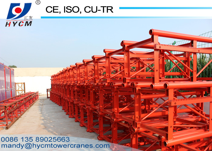 650*650*1508mm Construction Hoist Mast Section with Rack for SC Series Elevator