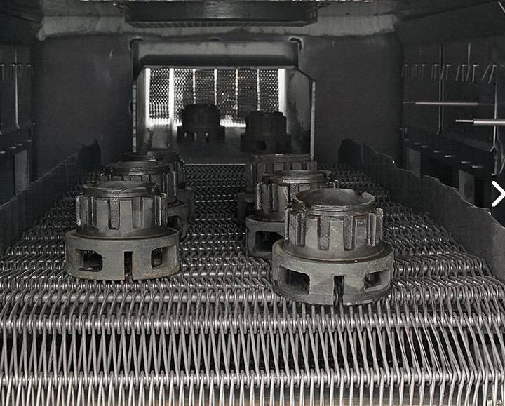 Cooling System 304 Stainless Steel Balanced Weave Conveyor Belt