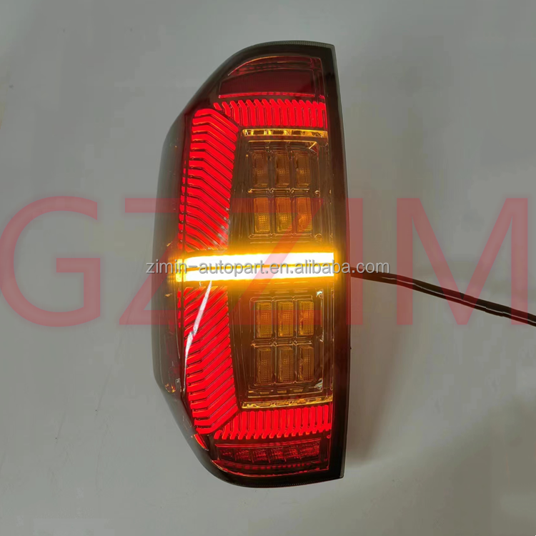 Replacement ABS Dark Smoke LED Rear Light For Toyota Tundra 2014-2020