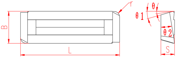 CNC Reaming Insert With Uncoated HYL160402-5 HY08,Suitable For Aluminum Processing