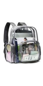 Medium Clear Backpack