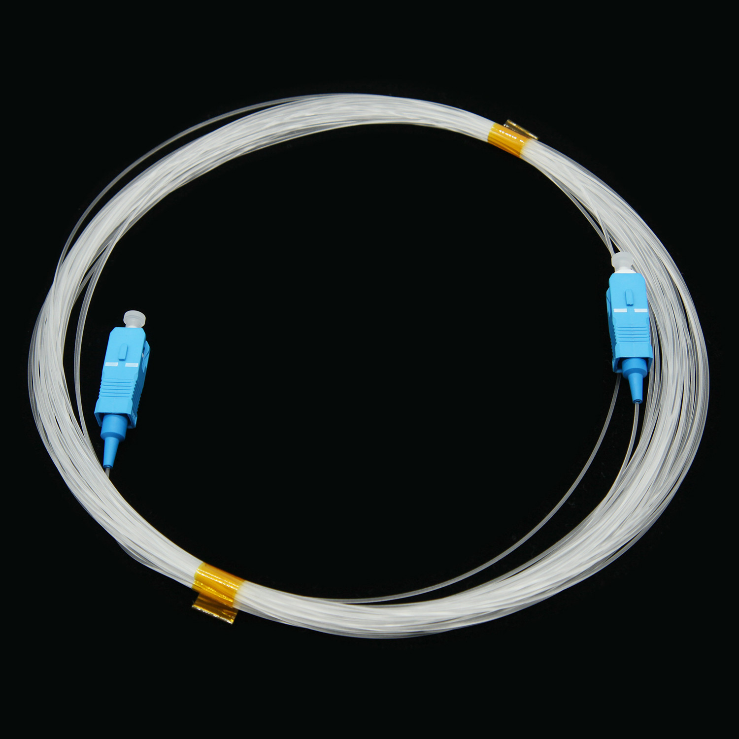 SX 0.9mm Jumper Fiber Optic Patch Cord FTTH SC / UPC To SC / UPC